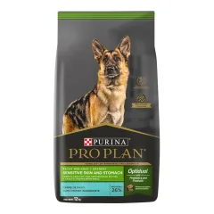 PRO PLAN SENSITIVE SKIN AND STOMACH RAZAS MEDIANAS Y GRANDES 12 KG
