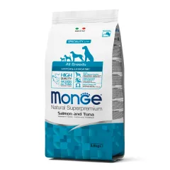 MONGE ADULT HIPOALERGENICO SALMON Y ATÚN 12 KG