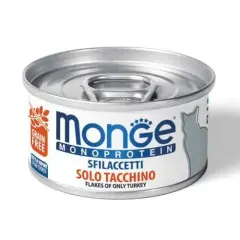 MONGE FELINE ADULT MONOPROTEIN PAVO 80 GR