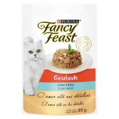 FANCY FEAST GOULASH PAVO 85G