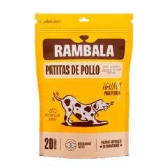 RAMBALA TREATS DESHIDRATADOS PATITAS DE POLLO (20 UNIDADES)