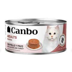 CANBO CAT PATE POLLO Y PAVO AD LTA 85GR