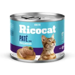 RICOCAT ATÚN Y PESCADO ADULTO PATE LTA 5.64 OZ