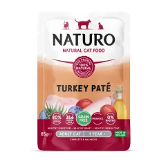 NATURO PATÉ DE PAVO PARA GATO ADULTO (1 AÑO A +)