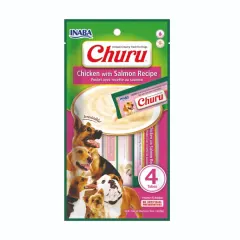 CHURU PERRO CHICKEN/SALMON (4 UNIDADES)