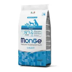 MONGE ADULT LIGHT SALMON Y ARROZ 2.5 KG