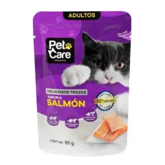 POUCHES GATO SABOR SALMÓN 95G