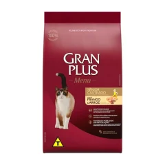 GRAN PLUS GATO SENIOR CASTRADO POLLO Y ARROZ 3KG
