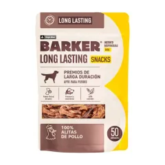 BARKER LONG LASTING SNACKS ALITAS DE POLLO (50 UNIDADES)