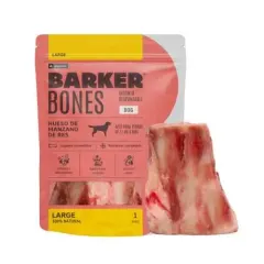 BARKER BONES HUESO DE MANZANO DE RES LARGE (1 UNIDAD)