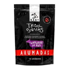 HANT TRIBAL SNACKS TRÁQUEAS DE RES AHUMADAS (10 UNIDADES)