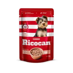 RICOCAN CACHORRO TROCITOS DE POLLO EN SALSA POUCH 100GR