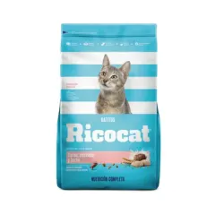RICOCAT GATITOS CARNE PESCADO Y LECHE