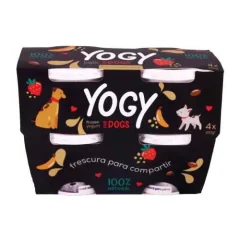 PACK YOGY FRESAS Y PLATANO 100GR (4 UNIDADES)