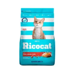 RICOCAT ADULTOS CARNE, SALMÓN Y LECHE
