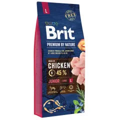 Brit Premium By Nature Junior Large 15 kg