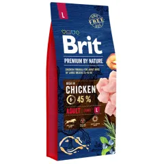 Brit Premium By Nature Adult Large 15 kg