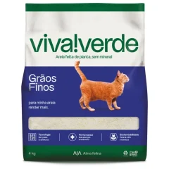ARENA P/GATO VIVA VERDE 10 KG - GRANOS FINOS