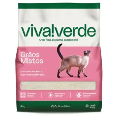 ARENA P/GATO VIVA VERDE 10 KG - GRANOS MIXTOS