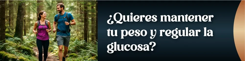 Quieres mantener tu peso y regular glucosa