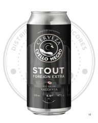 CERVEZA CUELLO NEGRO STOUT 8ºGL 473CC