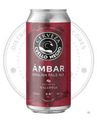 CERVEZA CUELLO NEGRO AMBAR 5.8ºGL 473CC