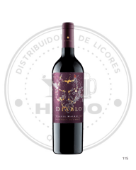 VINO DIABLO PURPLE MALBEC 13.5ºGL 750CC