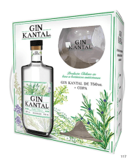 GIN KANTAL 43º GL 750 CC CON COPA