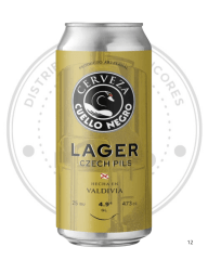 CERVEZA CUELLO NEGRO LAGER 4.9ºGL 473CC