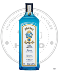 GIN BOMBAY SAPHIRE 40ºG.L 1000CC