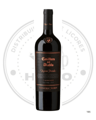 VINO CASILLERO DEL DIABLO RESERVA PRIVADA CARMENERE 14,5ºG.L 750CC