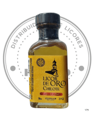 MINIATURA LICOR DE ORO CHILOTE 21º G.L 50 CC