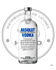 VODKA ABSOLUT 40º G.L750 CC