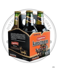 CERVEZA KUNSTMANN TOROBAYO BOTELLA 330CC 5°GL PACK 4