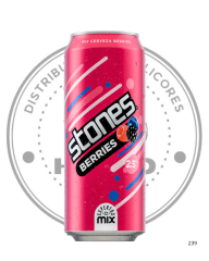 CERVEZA STONE BERRIES 2.5ºGL 470CC PACK 6UN