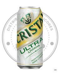 CERVEZA CRISTAL ULTRA LIVIANA ALC. 3.5º G.L 355CC PACK 6UN