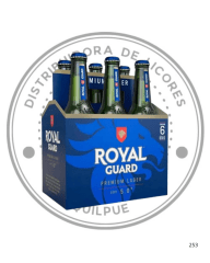 CERVEZA ROYAL GUARD PREMIUM LAGER 5ºGL 355CC PACK 6