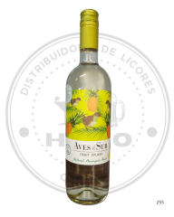VINO AVES DEL SUR FRUIT PINEAPPLE FLAVOR 7ºGL 750CC (VEGAN)