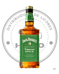 WHISKEY JACK DANIEL'S APPLE 36.5º G.L 750 CC