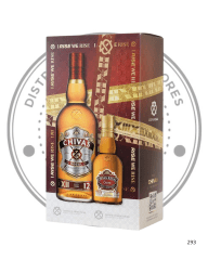 WHISKY CHIVAS REGALS 750CC + PETACA 40º G.L