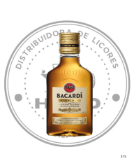 RON BACARDI CARTA ORO 40ºG.L 200CC