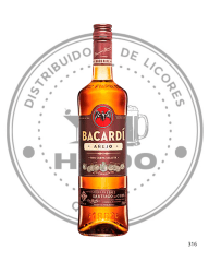 RON BACARDI AÑEJO 38ºG.L 750CC