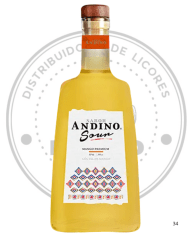 PISCO SOUR SABOR ANDINO MANGO 12°G.L 1000CC