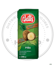 JUGO WATTS PIÑA PACK 6 UN 200 CC