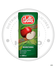 JUGO WATTS MANZANA PACK 6 UN 200 CC