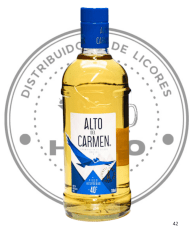 PISCO ALTO DEL CARMEN ETIQUETA AZUL RESERVADO 40° 750 CC