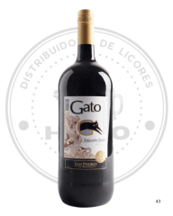 VINO GATO DULCE TINTO 8°GL 1500 CC