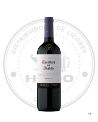 VINO CASILLERO DEL DIABLO MERLOT 13.5ºGL 750CC