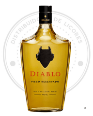 PISCO DIABLO NEGRO RESERVADO 40º 700 ML