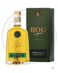 PISCO BOU LEGADO ESPECIAL (VERDE) 35º G.L. 750CC